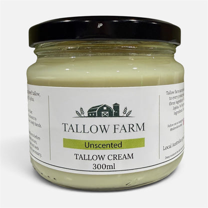 Unscented Tallow Cream 300ml
