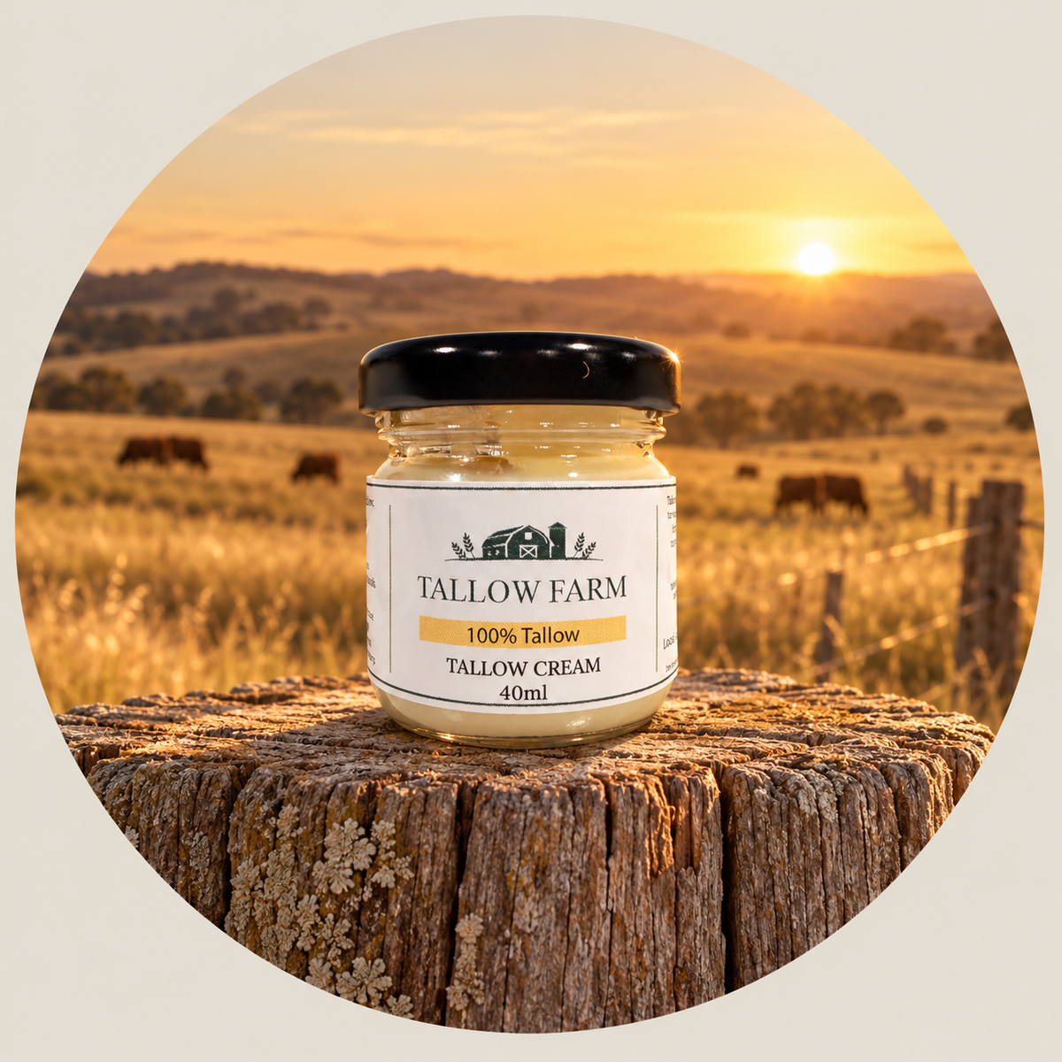 100% Tallow Cream 40ml